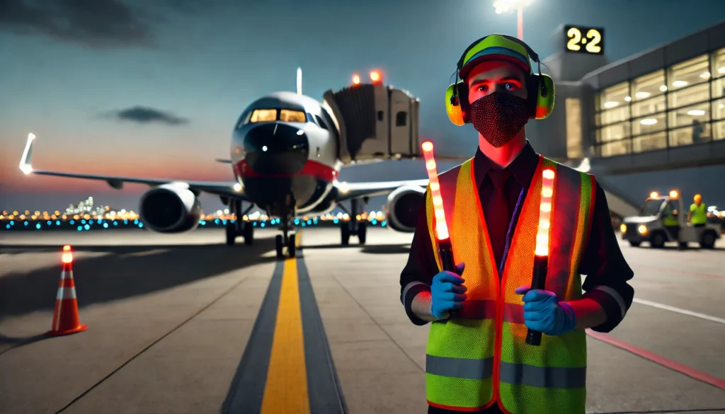 Aircraft Marshalling Wands